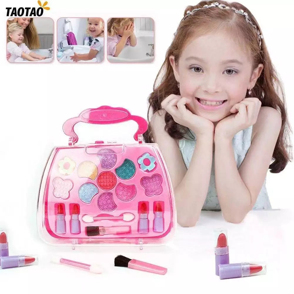 21% OFF J King #Girls Safe Simulation Makeup Palette Toy Table Dress Cosmetics Box Set