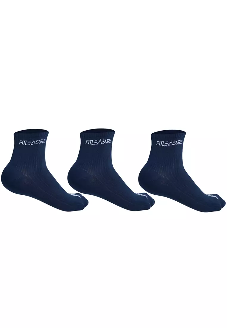 91% OFF Fitleasure High Ankle Bamboo Training Everyday Socks Combo