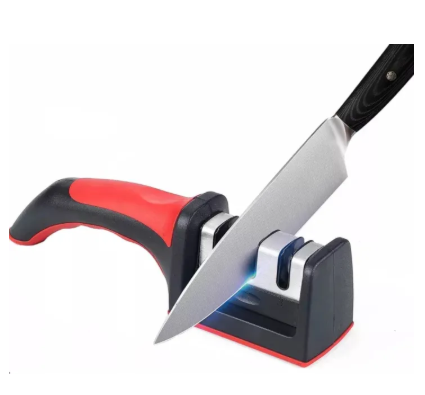 99% OFF Professional 3-Stage Knife Sharpener Manual Kitchen Knife Sharpening Tool for All Knives