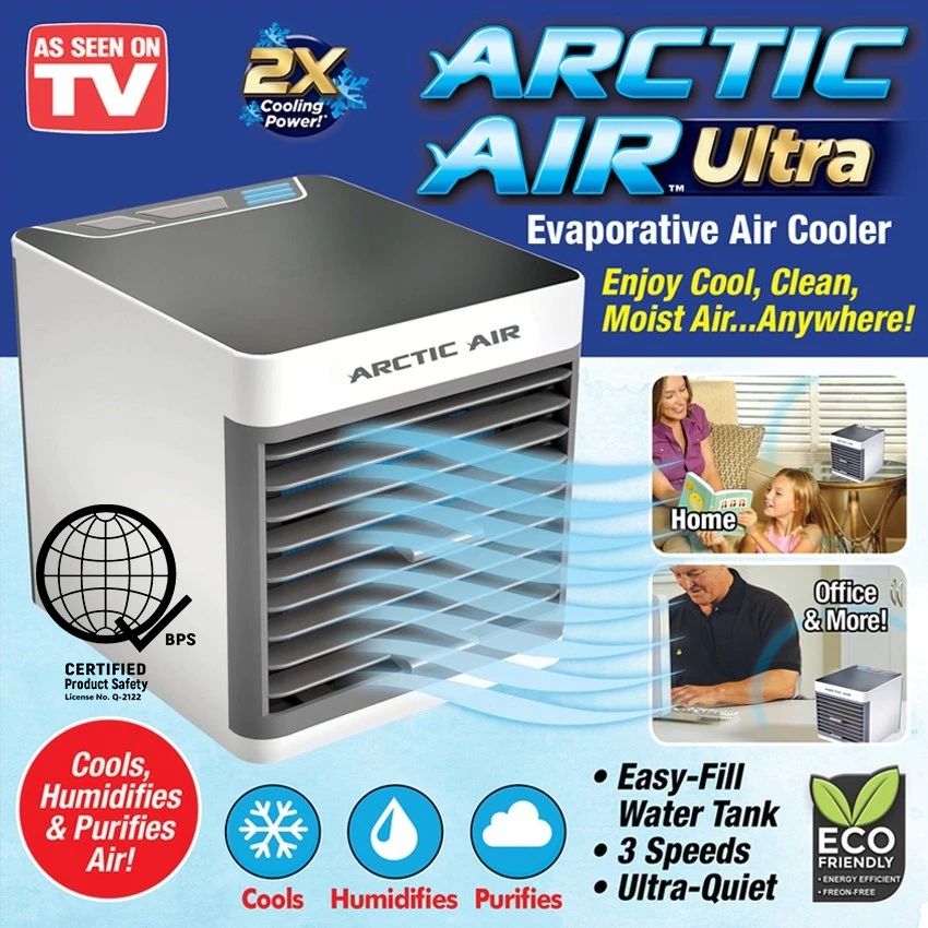 66% OFF Zeus Arctic Air Ultra Power Cooling - Mini Fan AC Cooler Portable Air Conditioner Cooler Fan Usb Fan