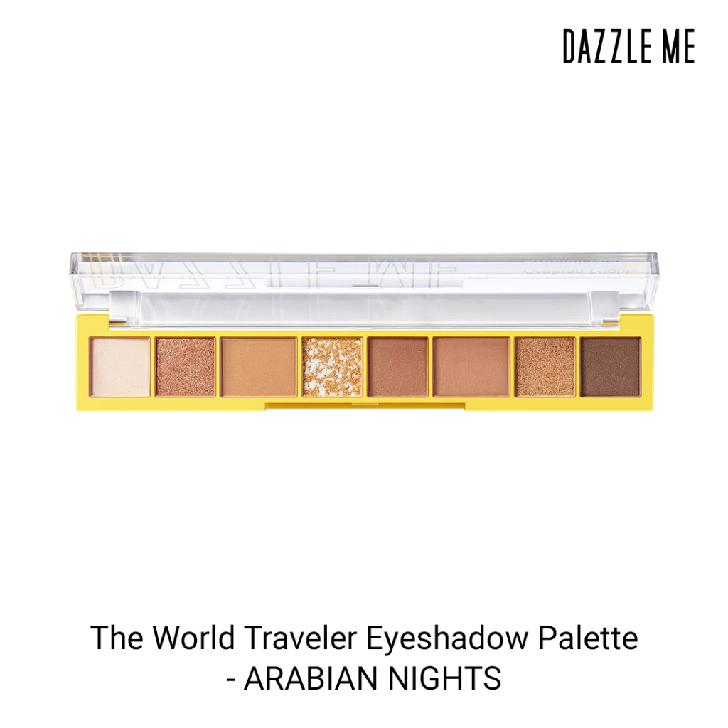 50% OFF DAZZLE ME World Traveler Eyeshadow Palette | Pigmented Multi-functional Eyeshadow Palette