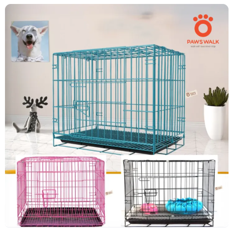 44% OFF Pet Cage Dog Cage Cat Cage for Dog with Poop Tray Heavy Duty Pet Collapsible Cage Foldable Load Bearing