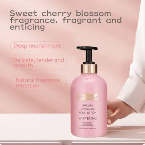 74% OFF Shawill Body Lotion Sakura Niacinamide Moisturizing Whitening Brighten Skin With Care Whitens Moisturize 500ml