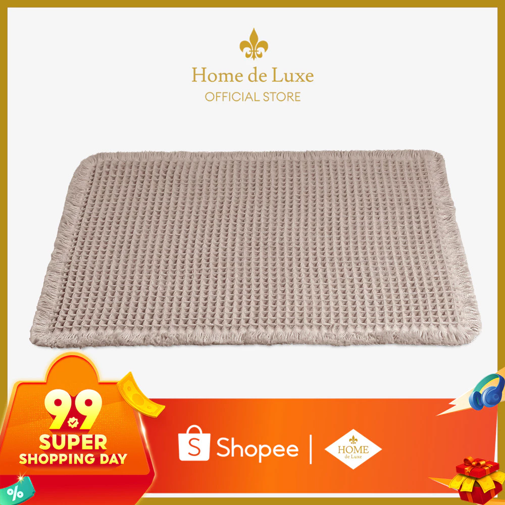 35% OFF Home de Luxe Japan Waffle Bath Mat - Bathroom Rugs Non Slip Washable, Super Absorbent & Quick Dry