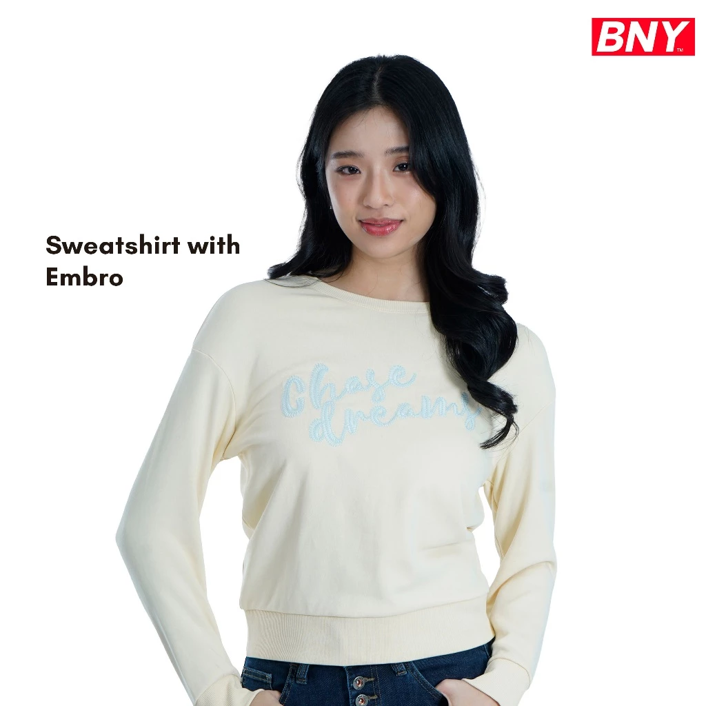 57% OFF BNY Ladies' Sweatshirt With Embro (222)