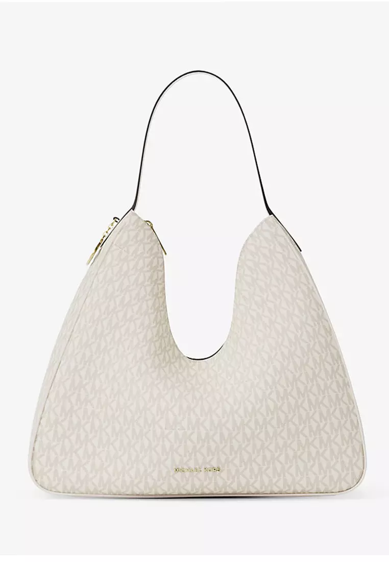 57% OFF Michael Kors Nayla Medium Signature Logo Shoulder Bag