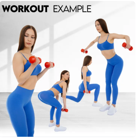60% OFF Women Dumbbell Set 1lb-7lbs Fitness Equipment Exercise Equipment Dumbbell