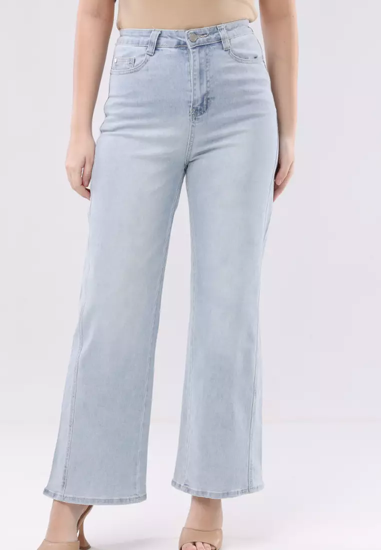 62% OFF Wide Leg Jeans