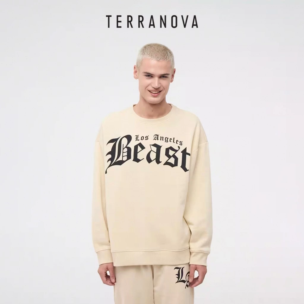 50% OFF Terranova Crew Neck Long Sleeve Sweatshirt for Men