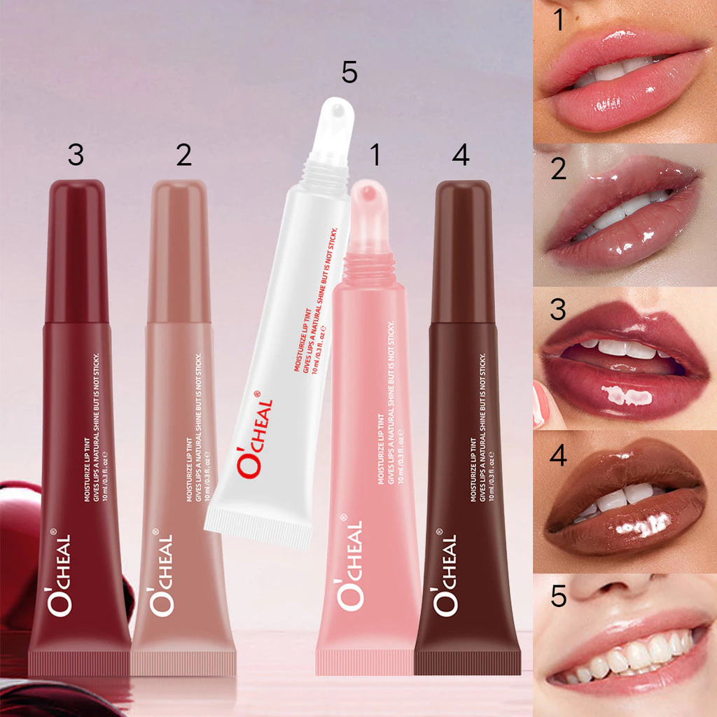 30% OFF Hydrating Plumping Lip Gloss, Moisturizing Non-Sticky, 10ml Glassy Cheap Makeup Lip Oil