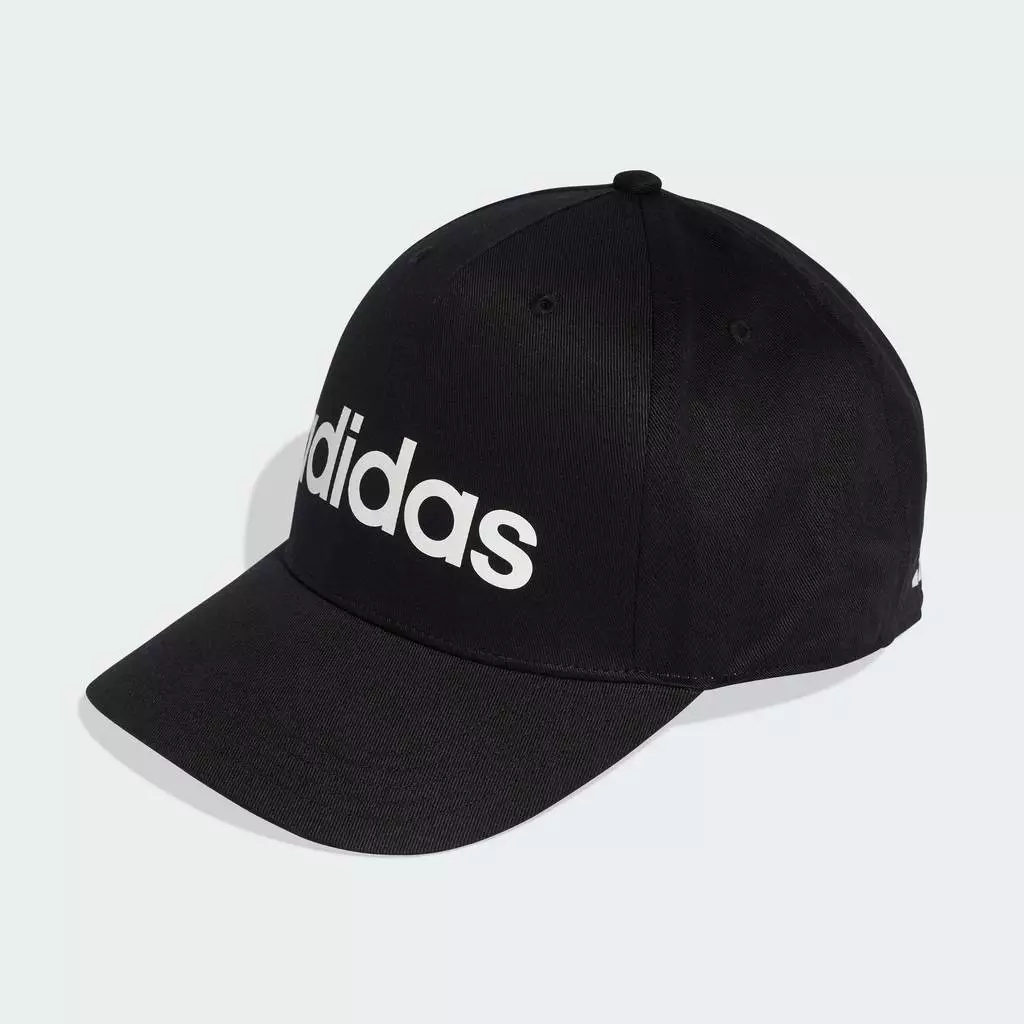 50% OFF adidas Lifestyle LINEAR BASEBALL CAP Unisex Black KB2108