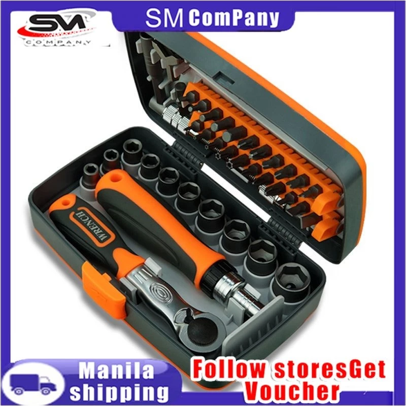 44% OFF 38pcs Magnetic Ratchet Screwdriver Set Precision Screwdrivers Repair Tools With Flexible Shaft Ext