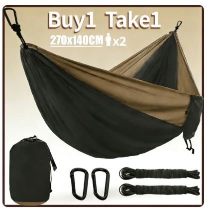52% OFF Buy1 Take1 Duyan Swing Hammock Portable Outdoor Hiking Hammock Waterproof Camping Hammocks Travel Foldable