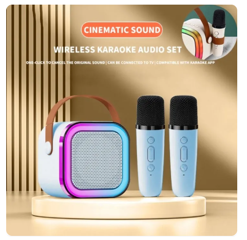 81% OFF K12 Mini High End Wireless Audio Mini Home With 1 Microphones Professional Karaoke Speaker