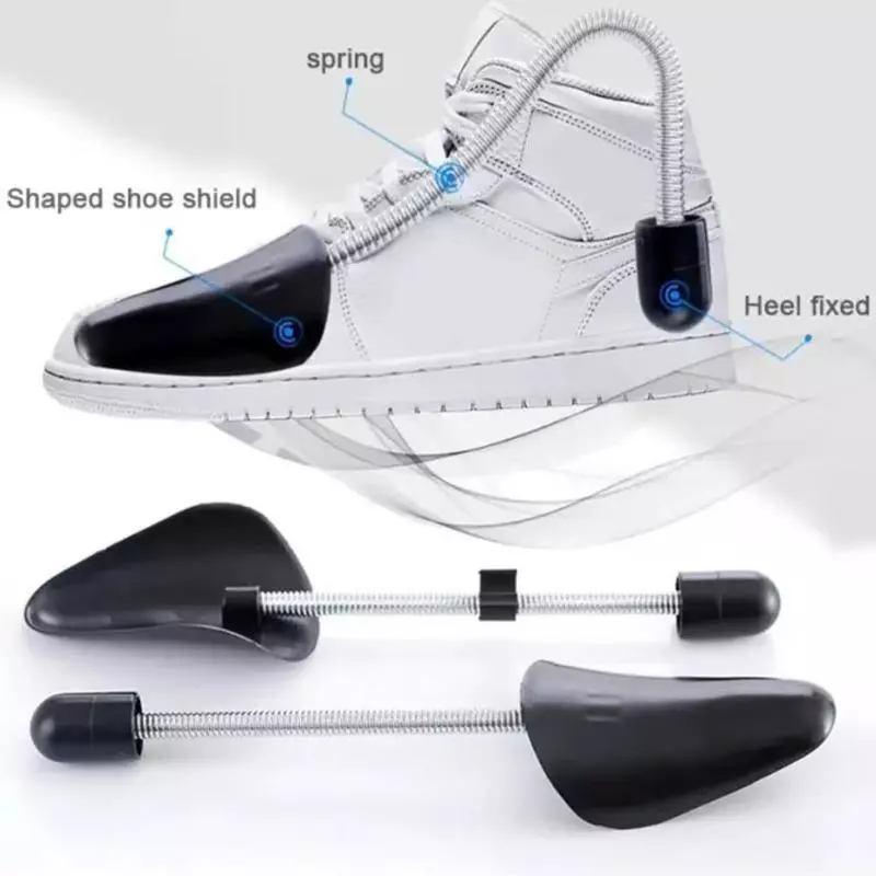 60% OFF 1 Pair Shoe Tree Spring Type Shoe Stretcher Shaper Plastic Shoe Tree Spring Shoe Brace