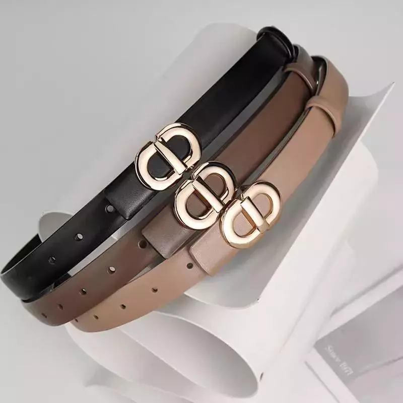 65% OFF New leather stylish women's belt with skirt jeans formal