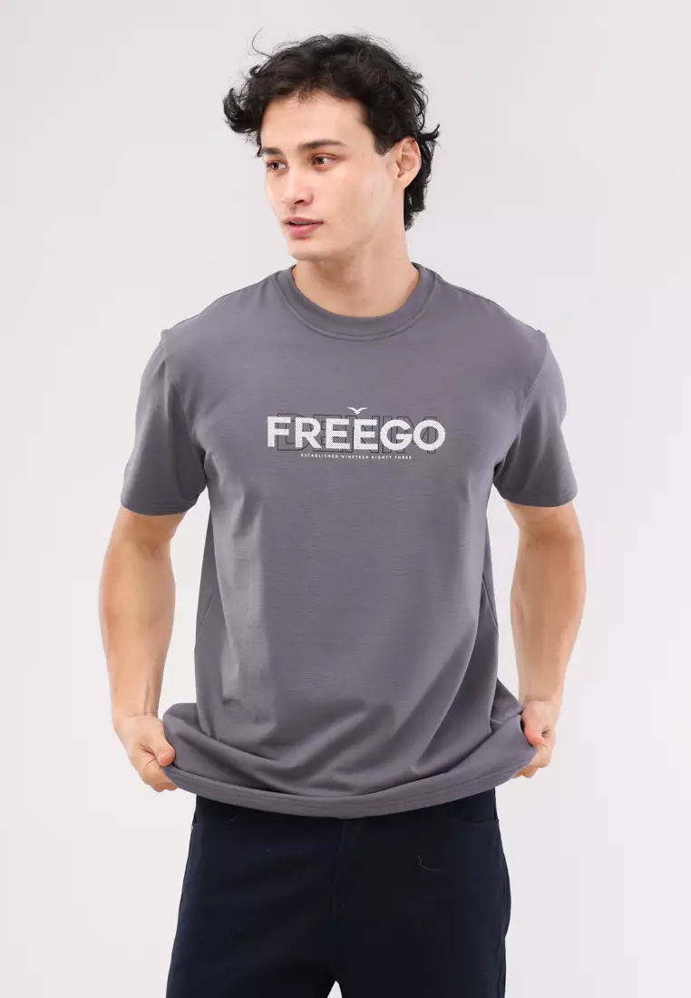 57% OFF Freego Mens Round Neck Tshirt