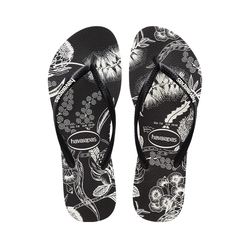 30% OFF Havainas Slim B&W Native Flip Flops