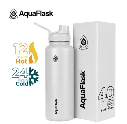 72% OFF AquaFlask (40oz) Wide mouth w/ flip cap Vacuum Insulated Stainless Steel Drinking Water Bottle