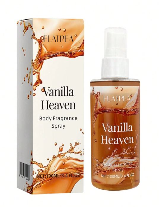 2% OFF 100ml Vanilla Fragrance Body & Hair Mist, Vanilla Kiss Spray, Long-Lasting Scent, Suitable For Business, Dates, Charm, Cuisine, Unisex, Great Gift For Students