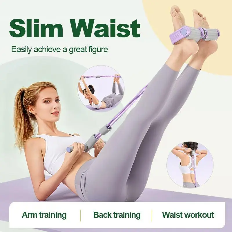 85% OFF Pedal ABworkout Resistance Band,Slim Waist,Yoga Core Keeper,Arm Training,Leg Exerciser,Elastic Pull Rope Fitness, Full-Body Workout at Home Gym, Exercise Sit-up, Yoga, Abdominal Training