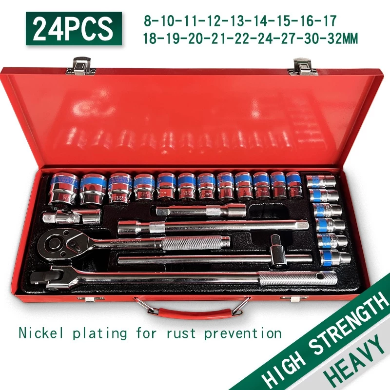 45% OFF Automotive tools set for Car/truck repair 1/2 drive flyman Torque ratchet wrench socket heavy duty