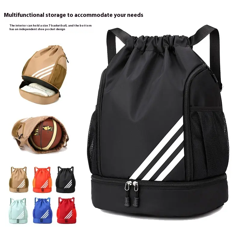 78% OFF Drawstring Bag Bundle Pocket Backpack Large Capacity Waterproof Football Bag Basketball Backpack Outdoor Sports Backpack
