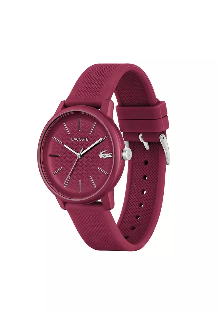 30% OFF Lacoste Men's 12.12 Move Red Silicone Analog Watch LAW-2011283