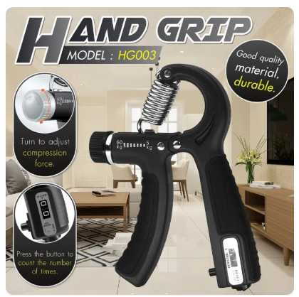39% OFF Gripper R-Shape Adjustable And Countable Hand Grip Strength Exercise