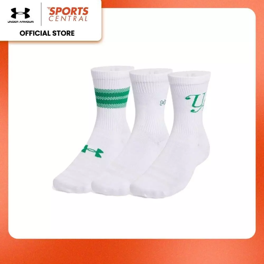 40% OFF UA Unisex Sportswear Cotton NV Crew Socks | 1390130