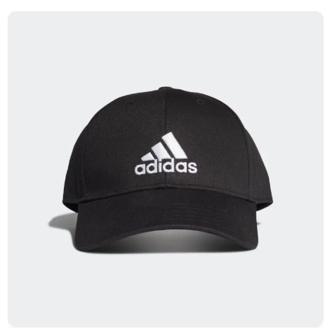 30% OFF adidas Lifestyle COTTON BASEBALL CAP Unisex Black FK0891