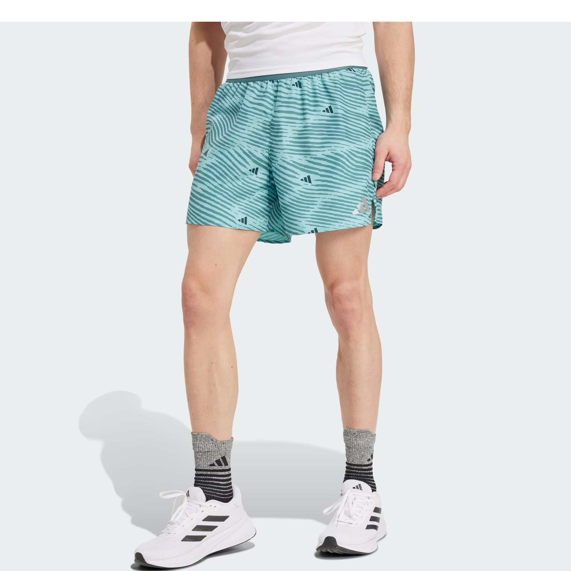 50% OFF Adi365 Running Essentials Brand Love Shorts