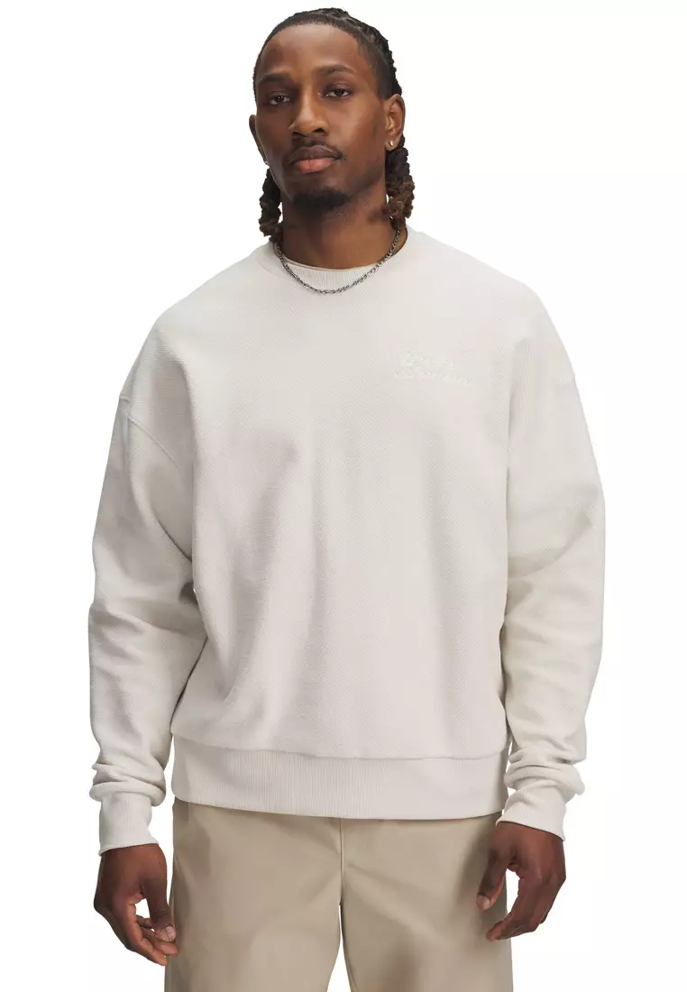 -45% OFF UNDER ARMOUR ICON REV TERRY CREW SWEATSHIRT