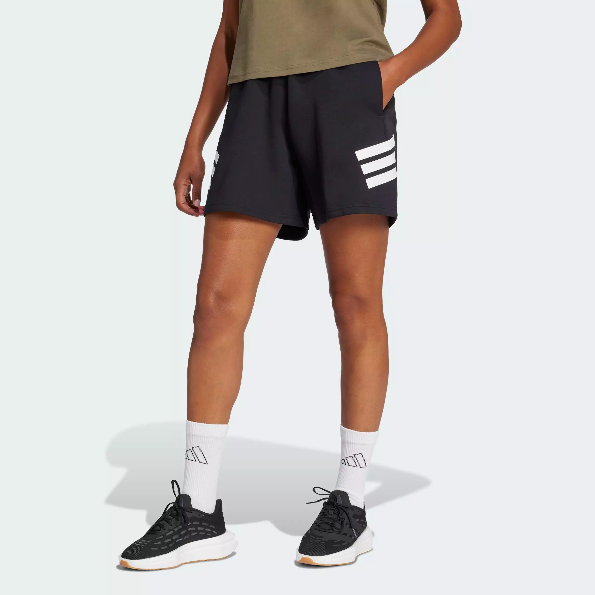 58% OFF ADIDAS Future Icons 3-Stripes Shorts