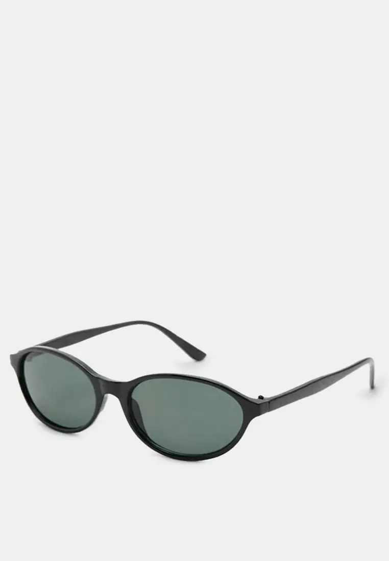 50% OFF Mango Oval-Frame Sunglasses