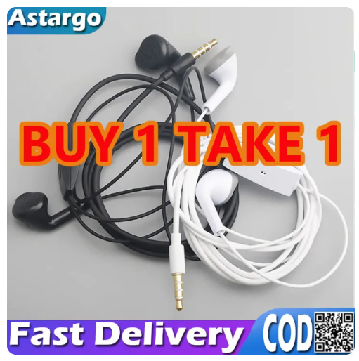 76% OFF Buy 1 take 1 YS SAMSG Universal Headset with Microphone with mic In-Line Multi-Function Answer/Call Button handsfree portable audio headphone smart mobile cellphone accessories