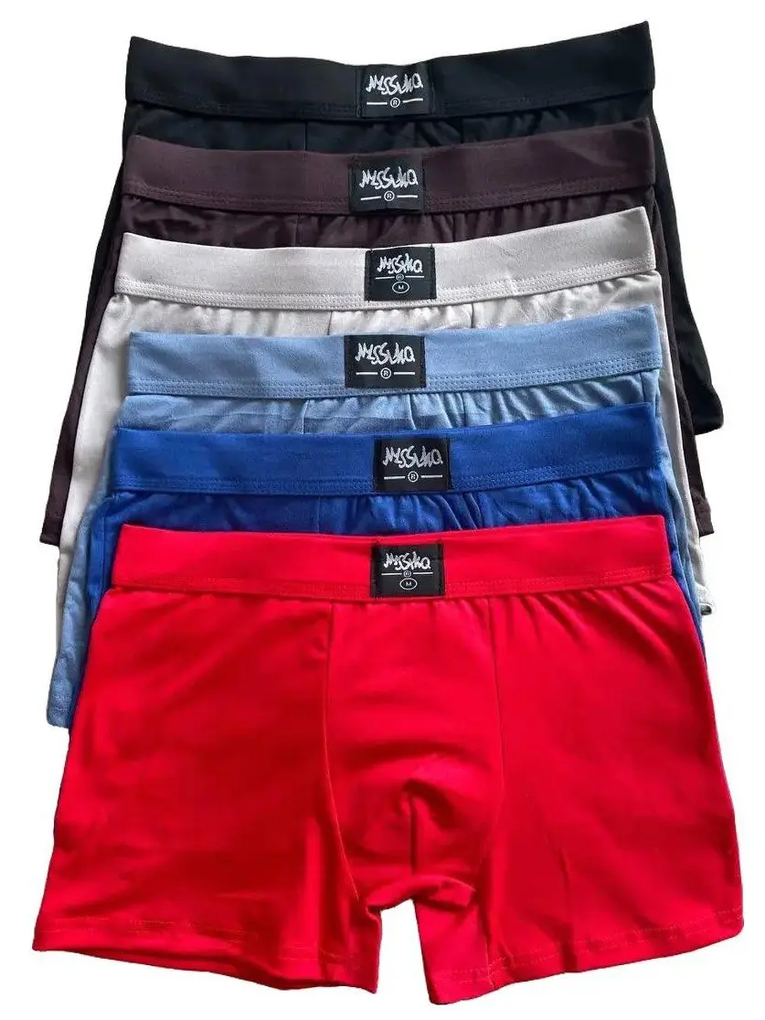 7% OFF 6/12PCS High Quality Random CA Cotton Boxerbrief for Men - Menswear - Lingerie Tropical Innerwear rea Socks