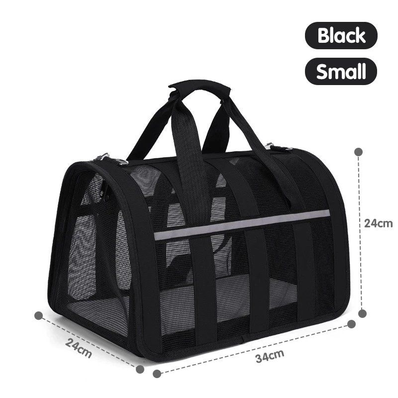 64% OFF Pet Carrier Cat Bag Large Capacity Tote Bag Outdoor Use Mesh Breathable Cat Pet Bag S/M/L COD