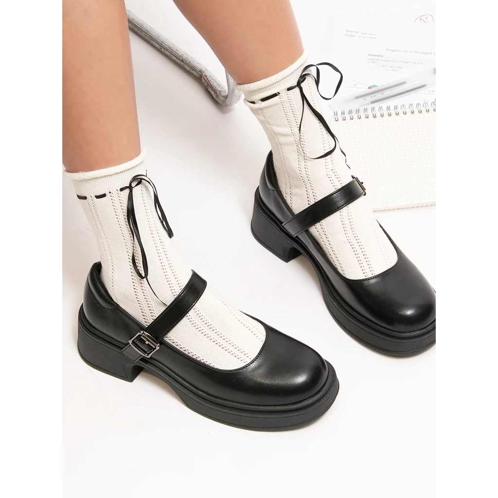 44% OFF CLN 23A-Casey Chunky Mary Janes