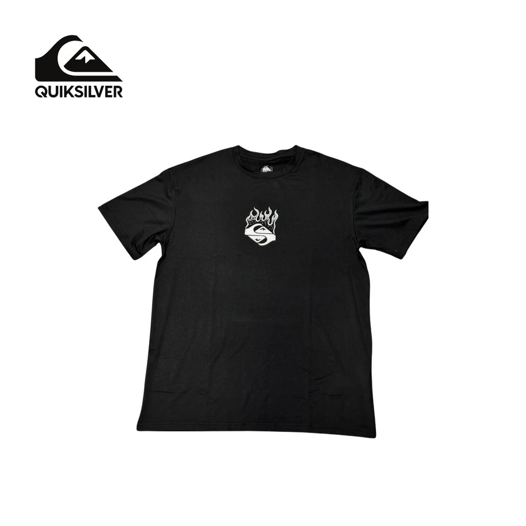 56% OFF Quiksilver Everyday Surf Tee Black Mens Rashguards Shortsleeve