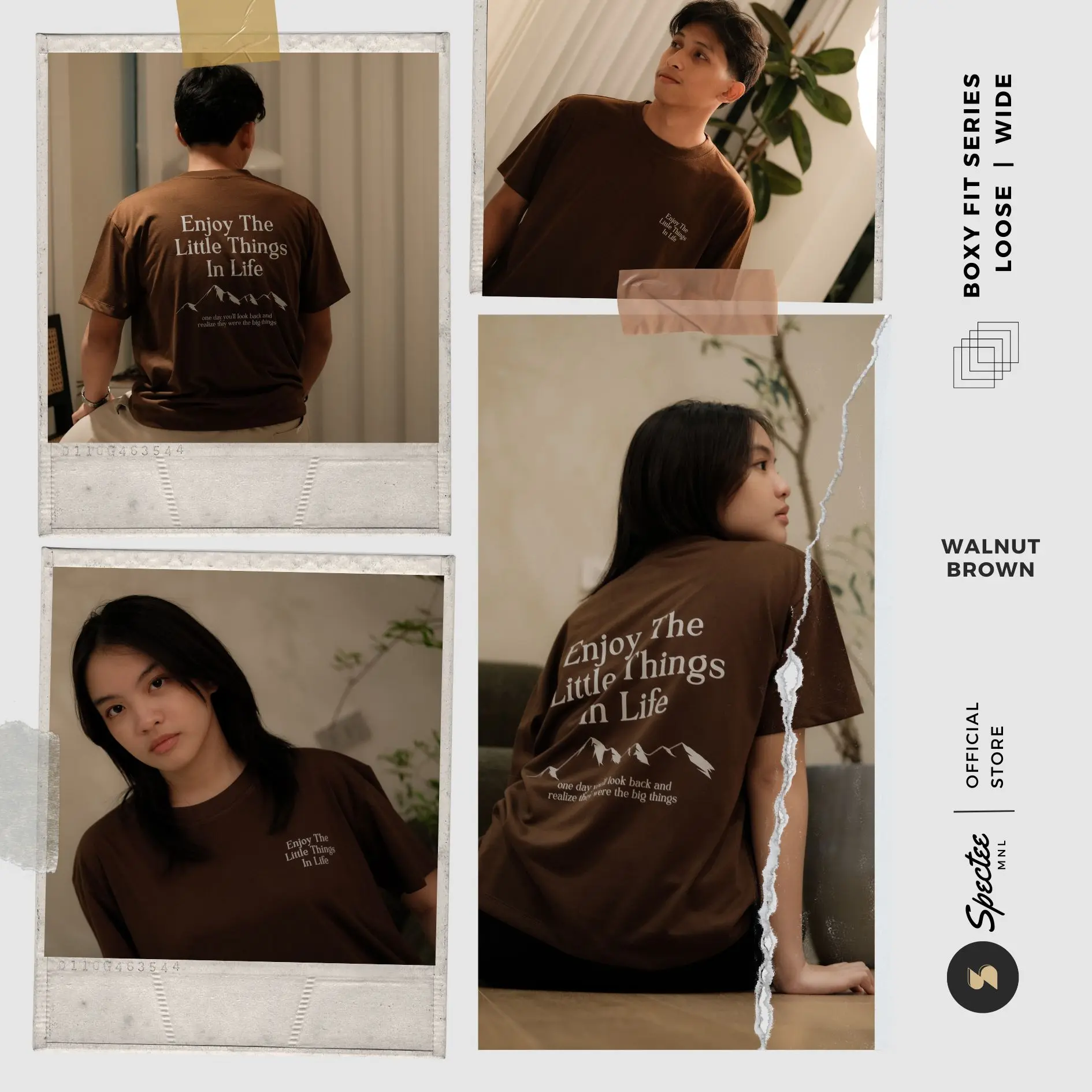 55% OFF SpecteeMNL Boxy Cropped | Back to Back Collection | Semi-Cropped | Unisex Shirt for Men & Women | Aesthetic minimal designs | Tshirt Top