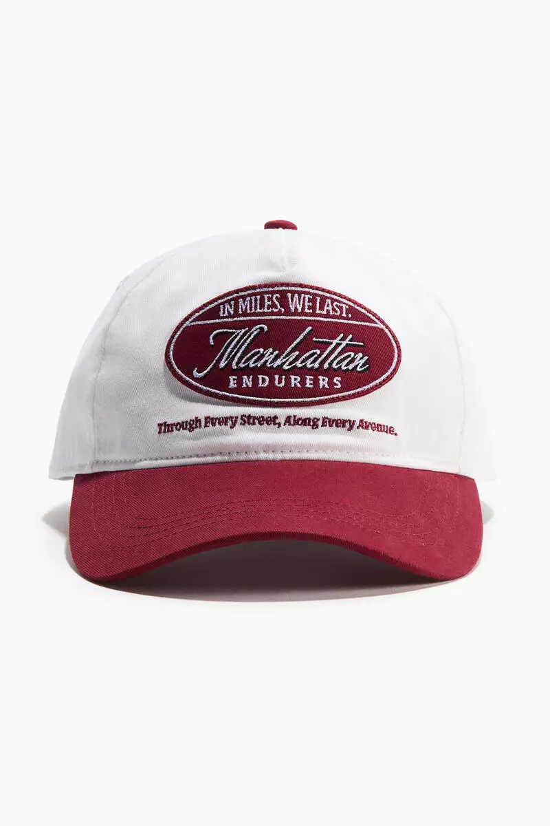 20% OFF H&M Motif-detail cotton twill cap