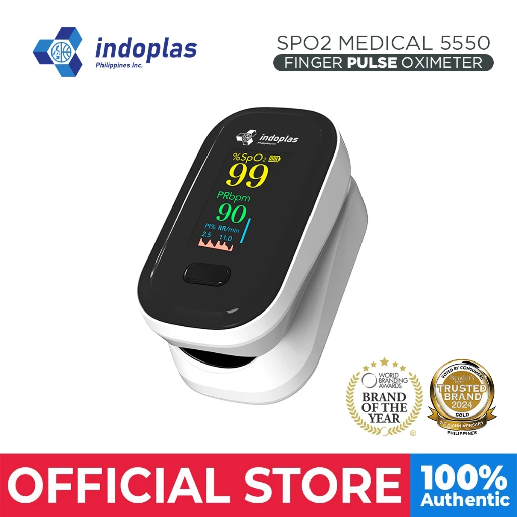 64% OFF Indoplas Pulse Oximeter SPO2 Medical 5550 with Respiratory Rate FDA Certified