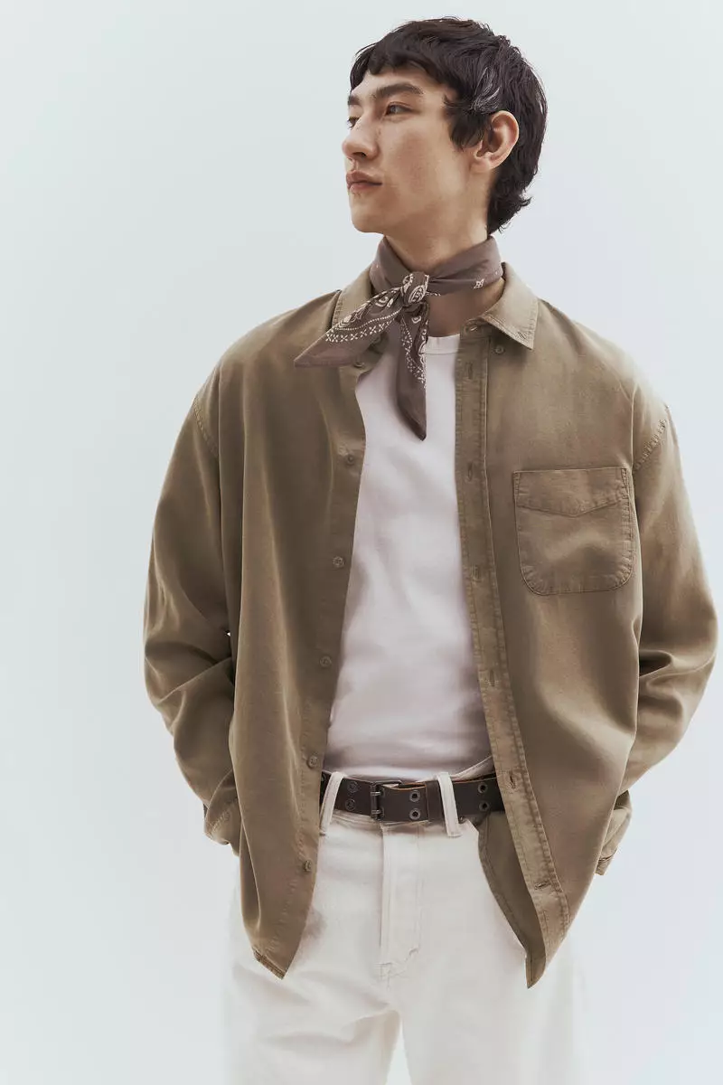 60% OFF Loose Fit Button-down shirt