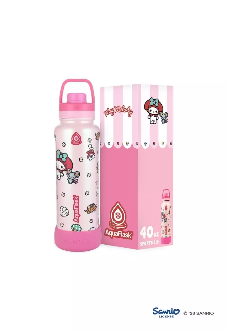 64% OFF Aquaflask 40oz My Melody Sanrio Characters Stainless Steel Water Bottle