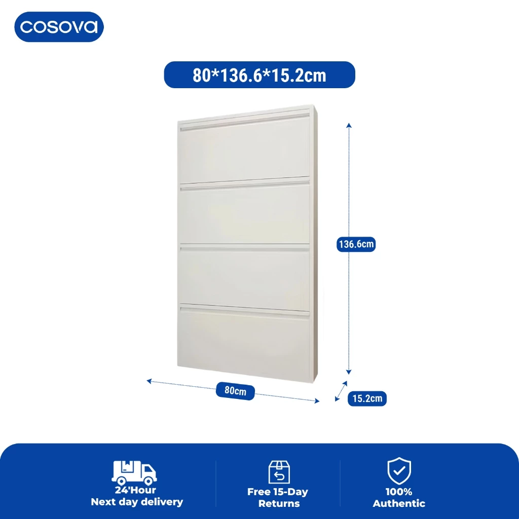 45% OFF COSOVA Ultra Thin Flip Bucket Shoe Cabinet For Home Use New Small-Sized And Shoe Rack Entrance