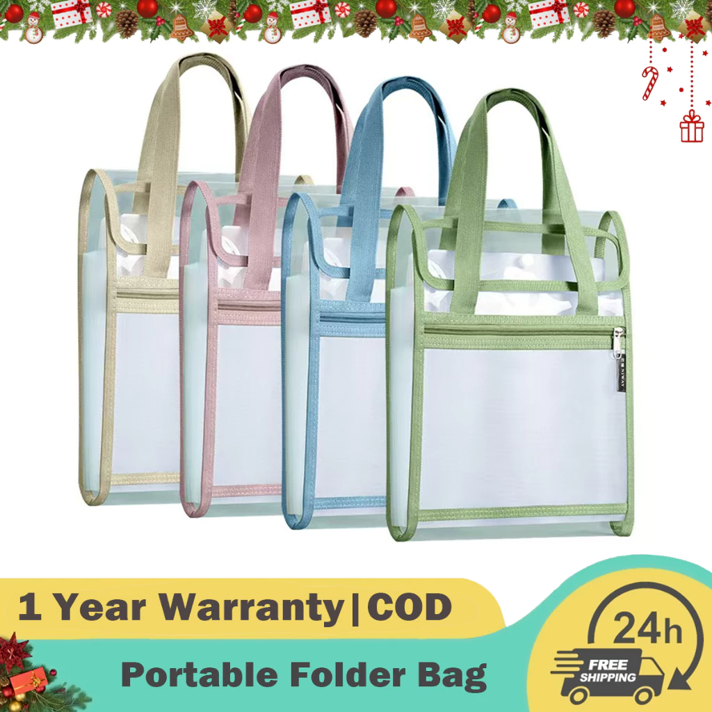 50% OFF 13 Layer Handle Folder A4 File Organizer Expanding File Folder Portable Folder Bag With Handle