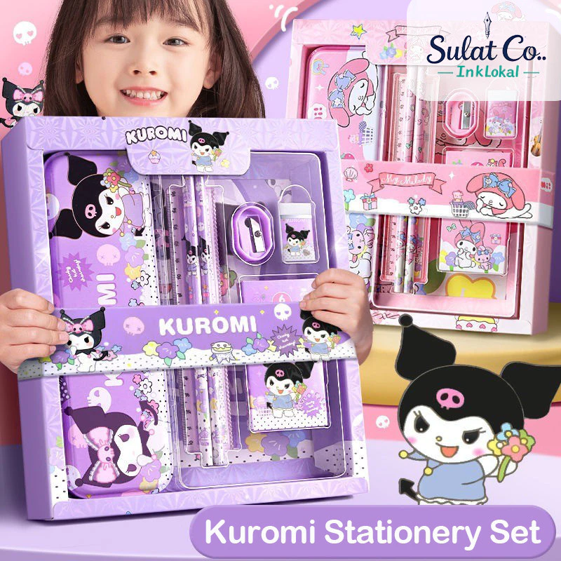 72% OFF 12In1 Children Stationary Set Kuromi Birthday Party Gift School Supplies