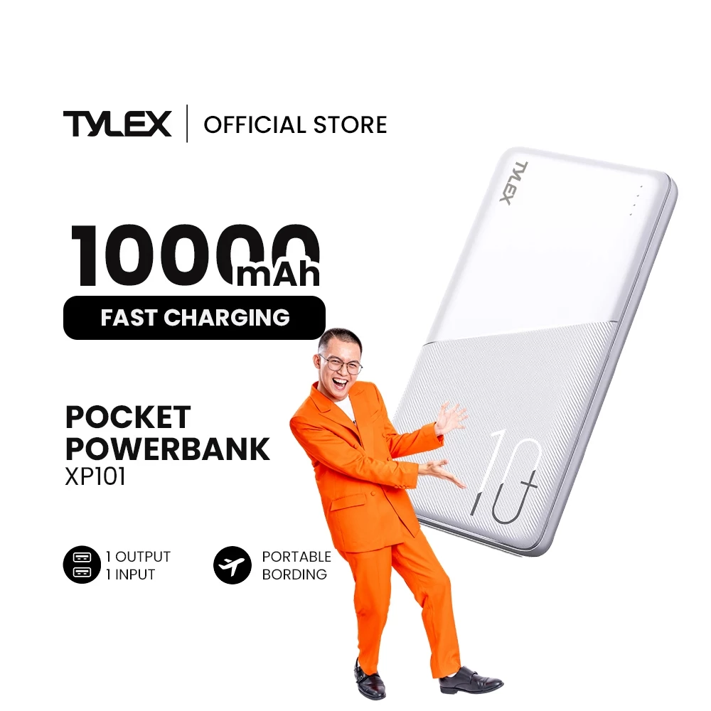 28% OFF Tylex XP101 Power Bank 10000mAh Battery 10.2W | XP302 15000mAh 22.5W AC Charging Power Bank