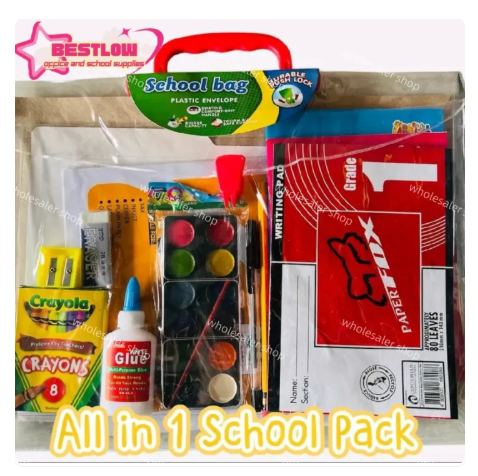 33% OFF WS 16pcs School Supplies pack for grade 1 to high school COD Top Sale all in one